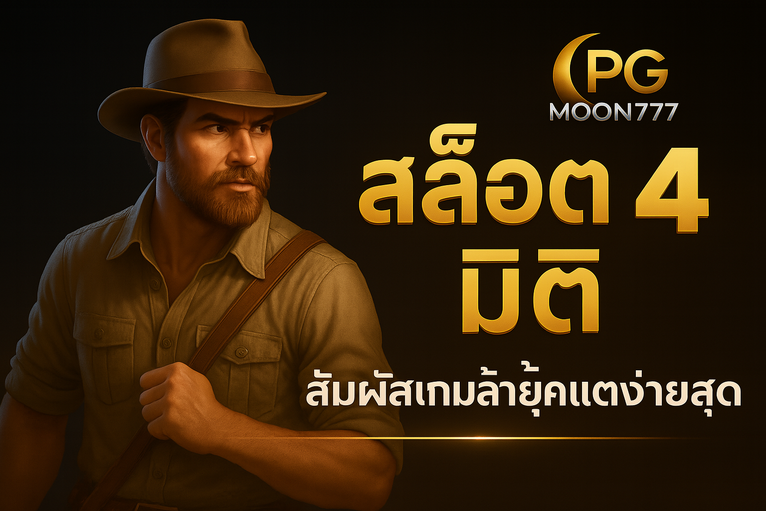 PGMOON777 เปิดตัวสล็อต 4 มิติ สัมผัสเกมล้ำยุค แตกง่ายสุด